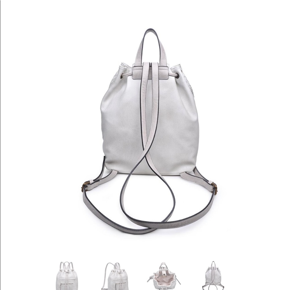 Moda Luxe White Backpack - Picture 5 of 8